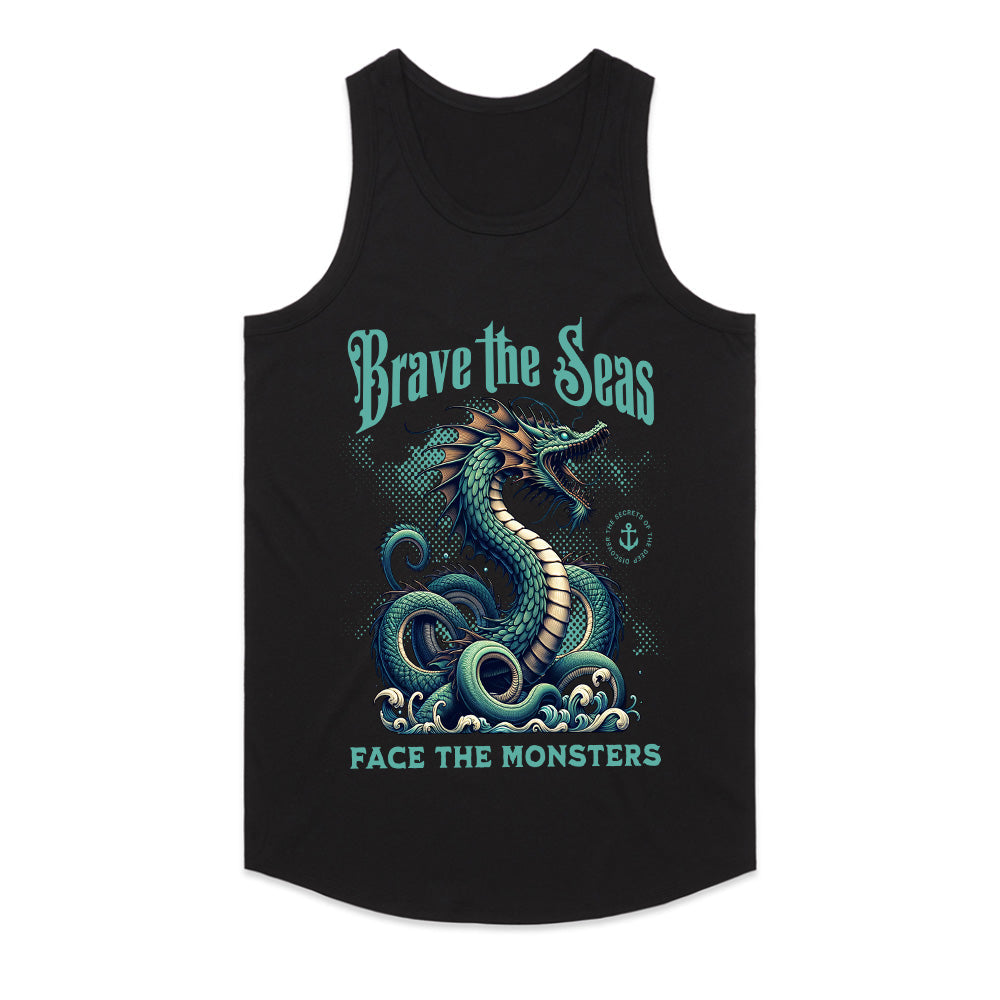 Brave the Seas T-Shirt – Face the Monsters & Conquer the Depths