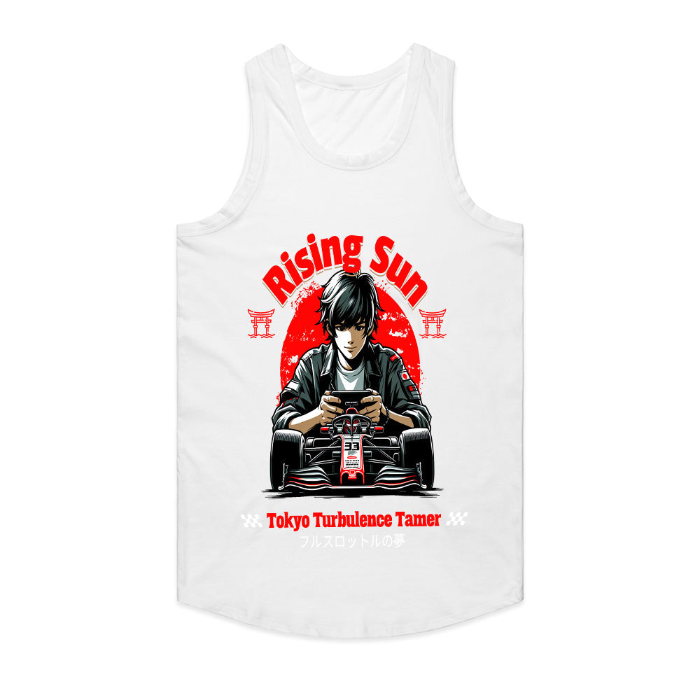 Rising Sun Racing T-Shirt – Tokyo Turbo Drift Gamer Style