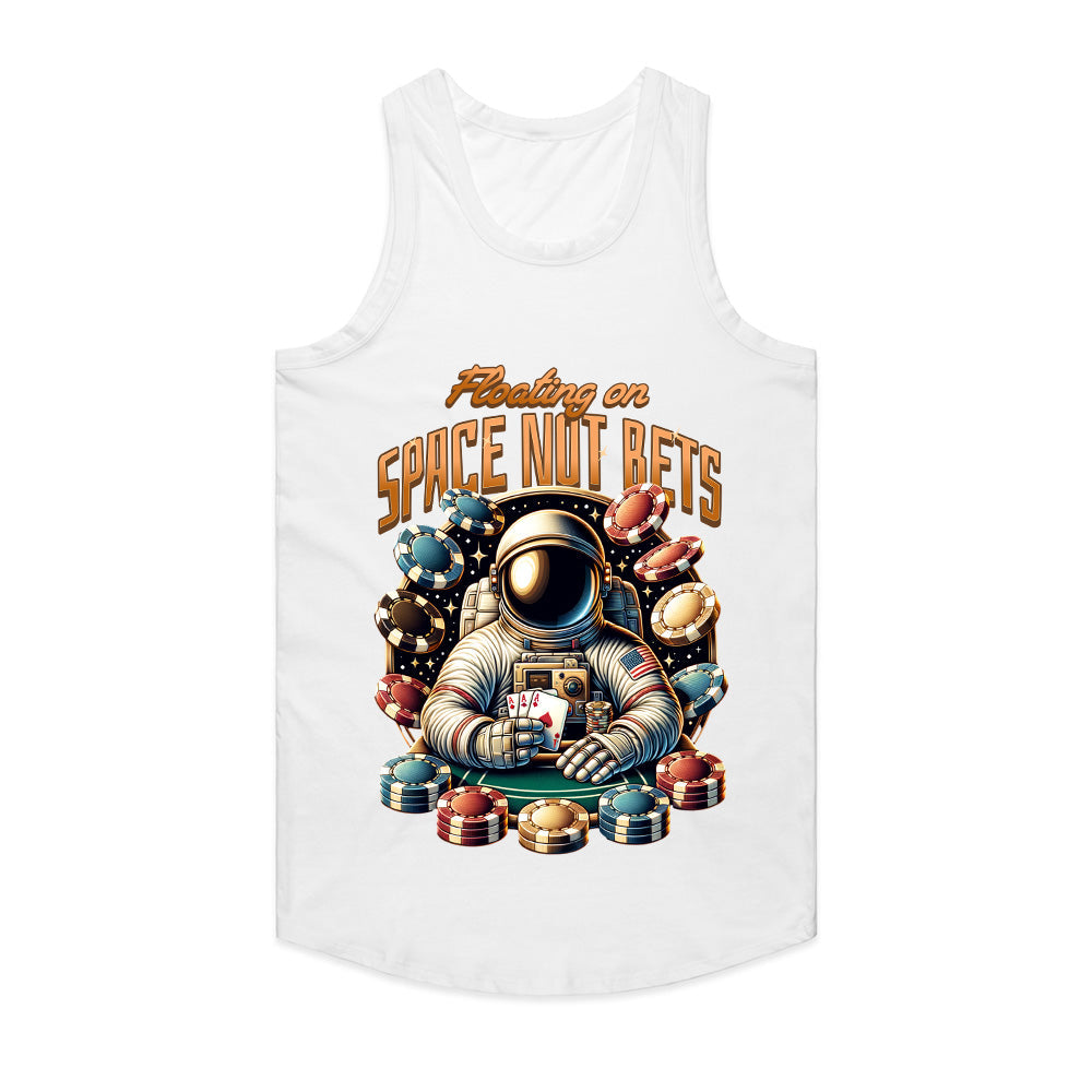 Space Gambler T-Shirt – Floating on High-Stakes Cosmic Bets