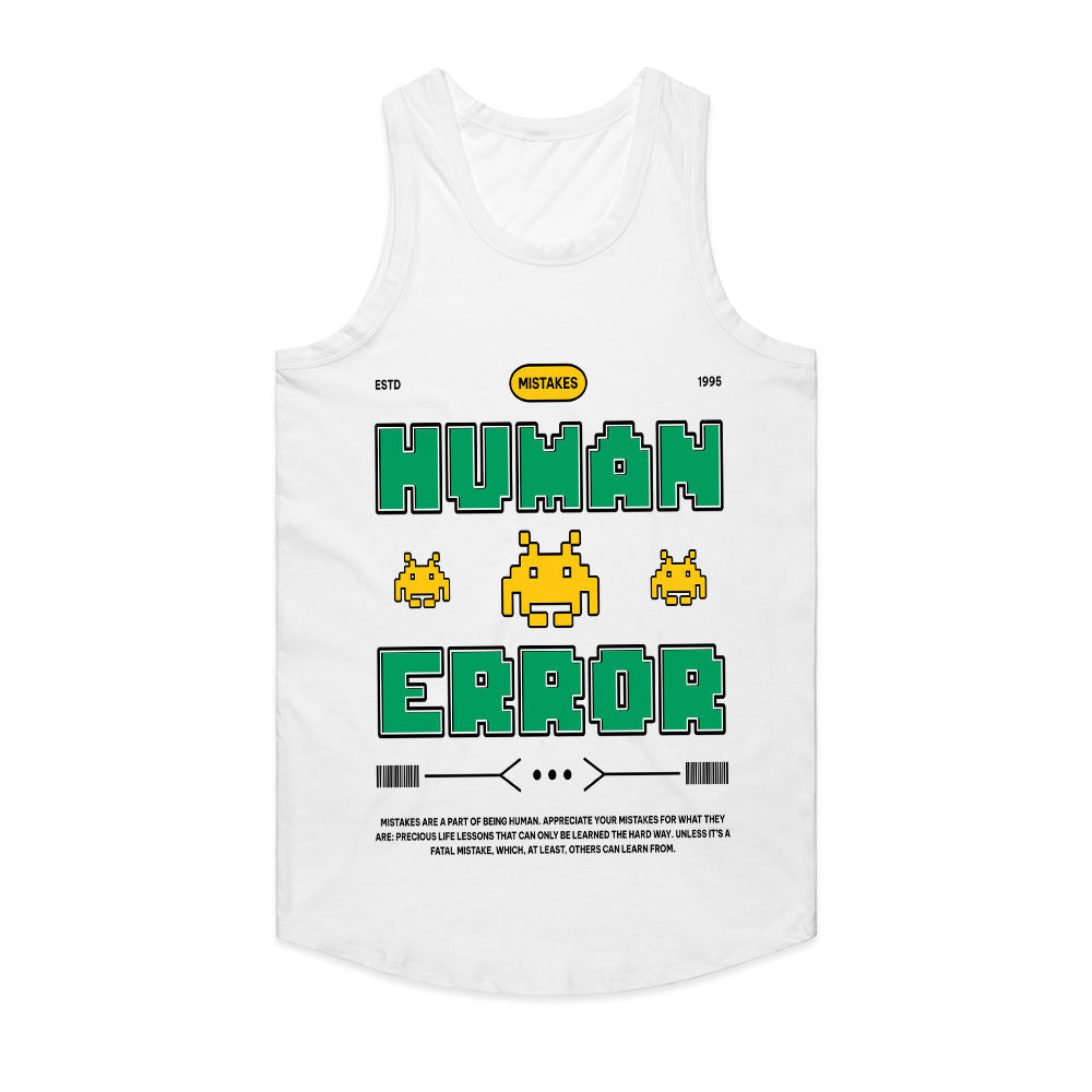 Human Error Retro Gaming T-Shirt – Classic Pixel Art Design