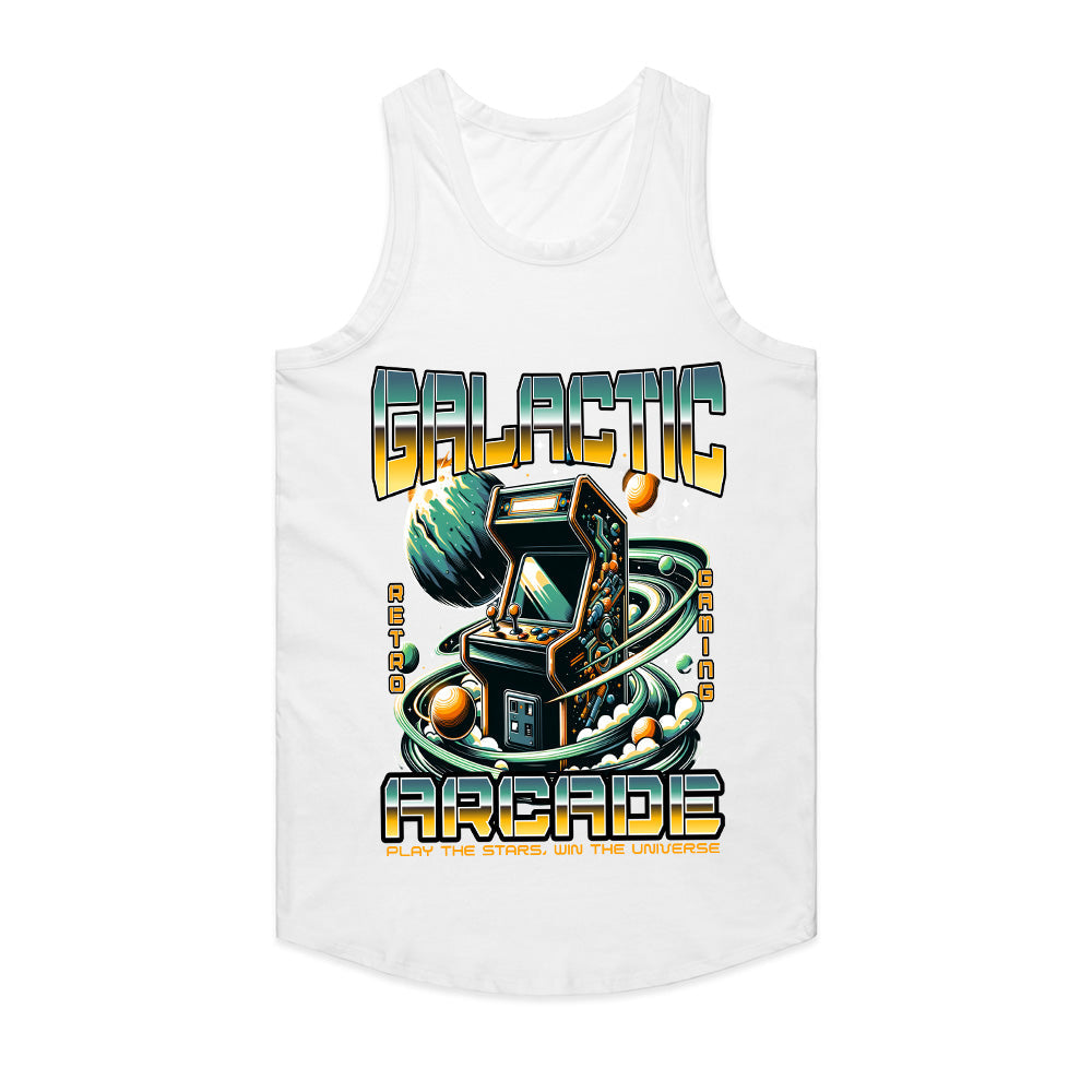 Galactic Arcade T-Shirt – Retro Gaming Meets Outer Space