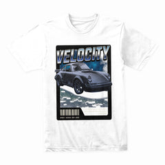 Velocity T-Shirt – Retro Futuristic Sports Car & Speed Enthusiast Tee