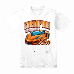 Champion Rider T-Shirt – Supercar Racing & Speed Enthusiast Tee
