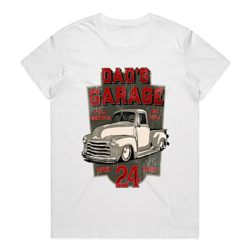 Classic Dad’s Garage T-Shirt – Full Service, No Bull