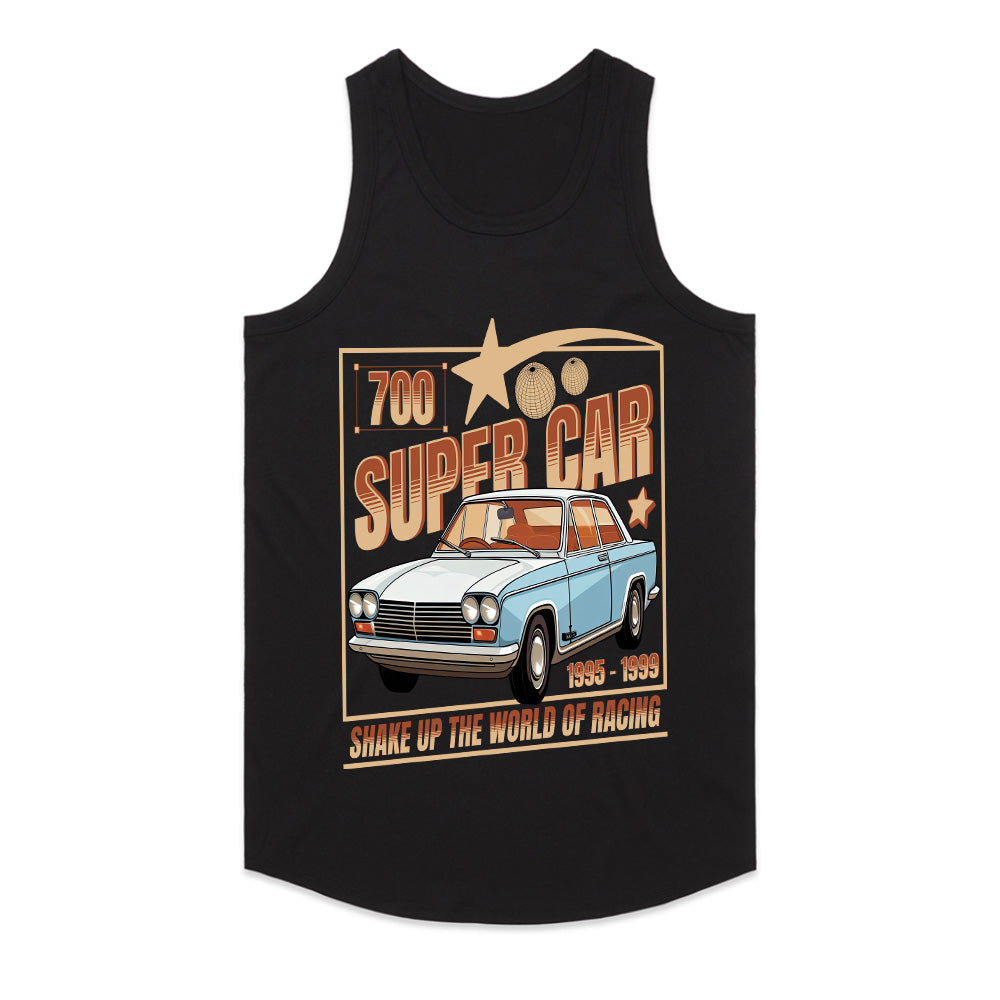 700 Super Car" Retro Racing T-Shirt – Vintage Motorsport-Inspired Streetwear