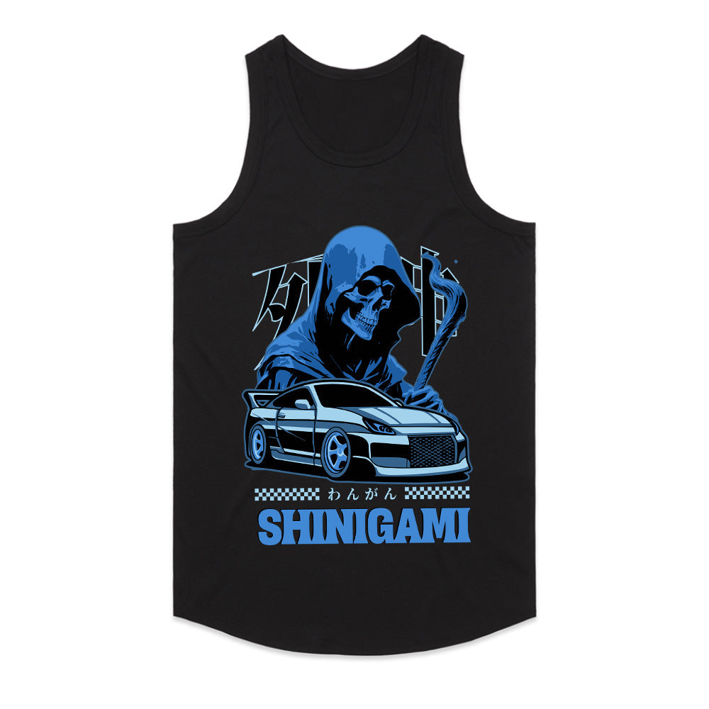 Shinigami Wangan" Street Racing T-Shirt – JDM Night Runner Aesthetic