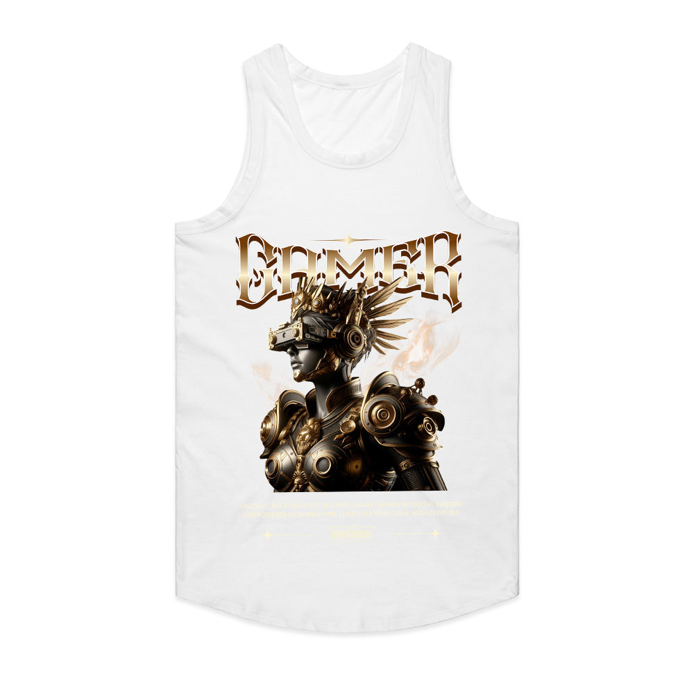 Cyber Warrior – Futuristic Gamer Legend Tee