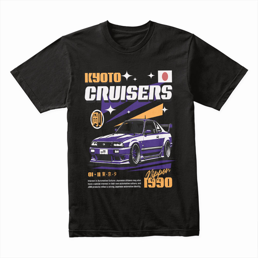 KYOTO CRUISERS JDM T-Shirt – Retro ‘90s Street Legends