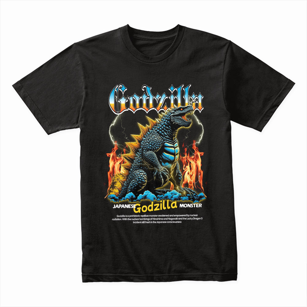 Godzilla Monster T-Shirt – Legendary Kaiju Power & Fire