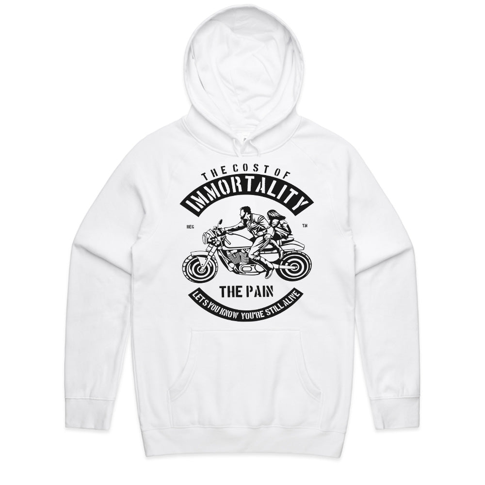 "The Cost of Immortality" Motorcycle T-Shirt – Biker Lifestyle & Freedom Design