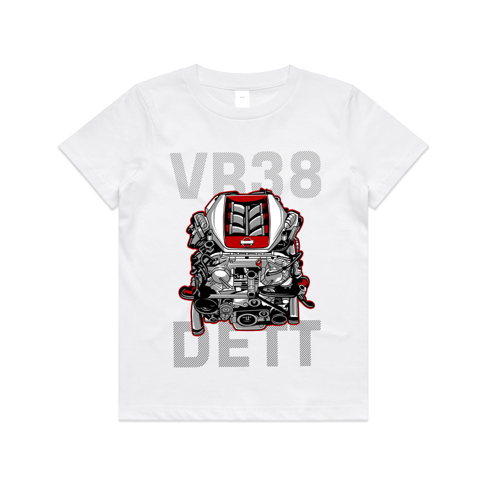 VR38DETT Engine – Nissan GT-R R35 Powerhouse T-Shirt
