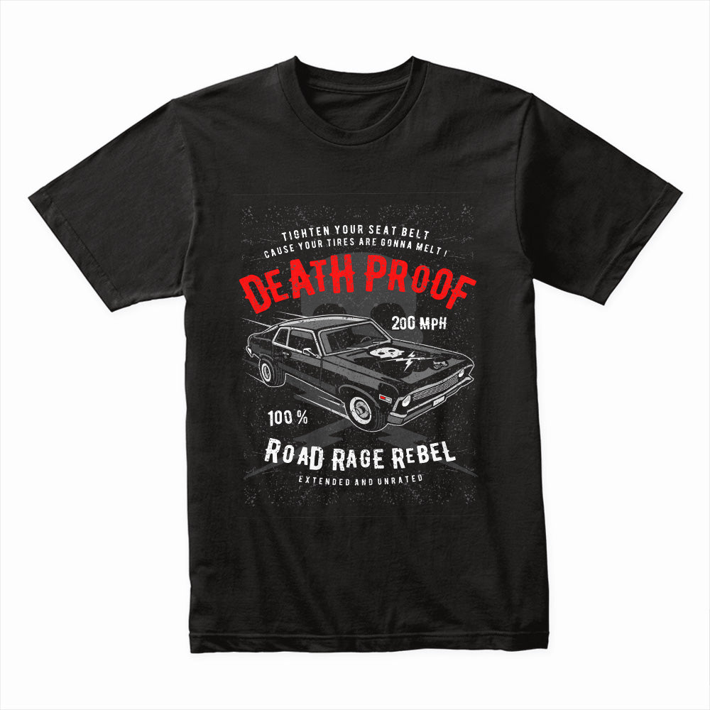 Death Proof Road Rage Rebel T-Shirt – 200 MPH Thrills