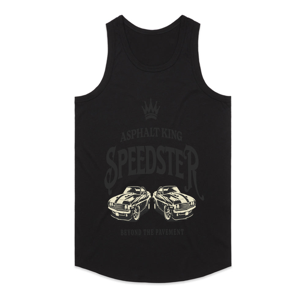Asphalt King – Speedster Muscle Car Streetwear T-Shirt