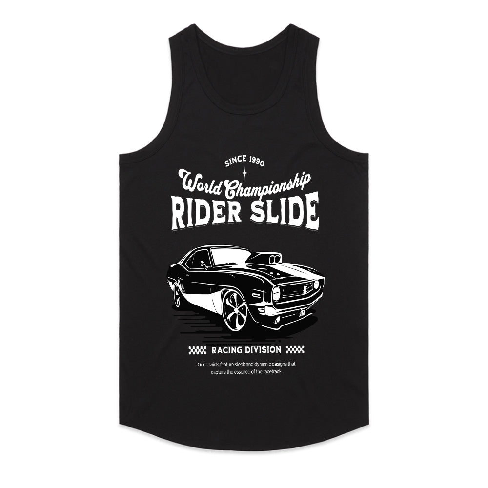 Rider Slide – World Championship Muscle Car Racing T-Shirt