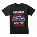 American Speed T-Shirt – Patriotic Muscle Car Racing Tee