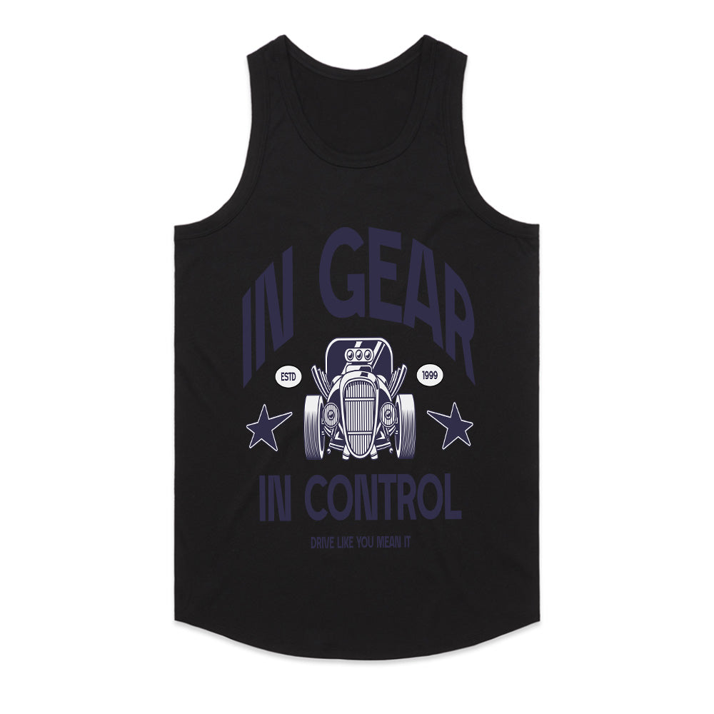 In Gear, In Control – Vintage Hot Rod Driver Tee