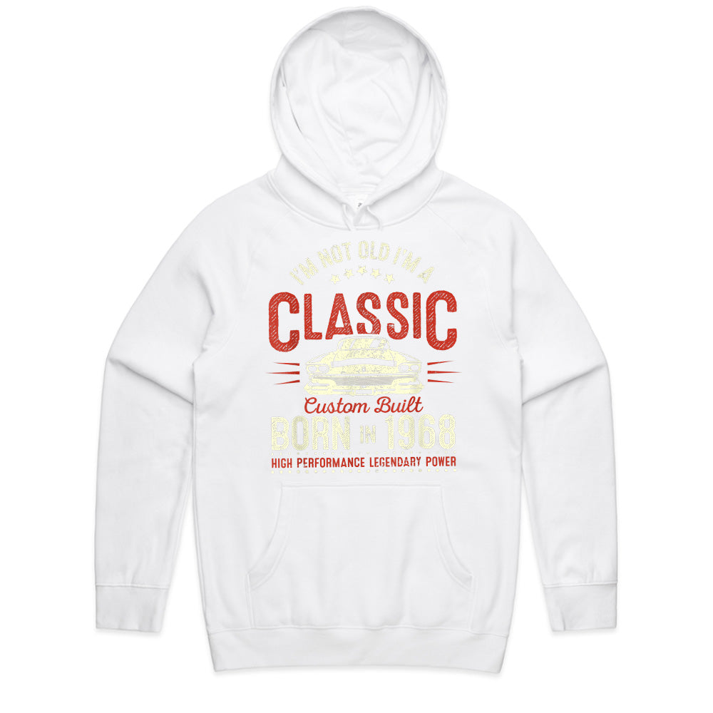 Vintage Classic Car Birthday T-Shirt – Born in 1968, Not Old, Just Classic!
