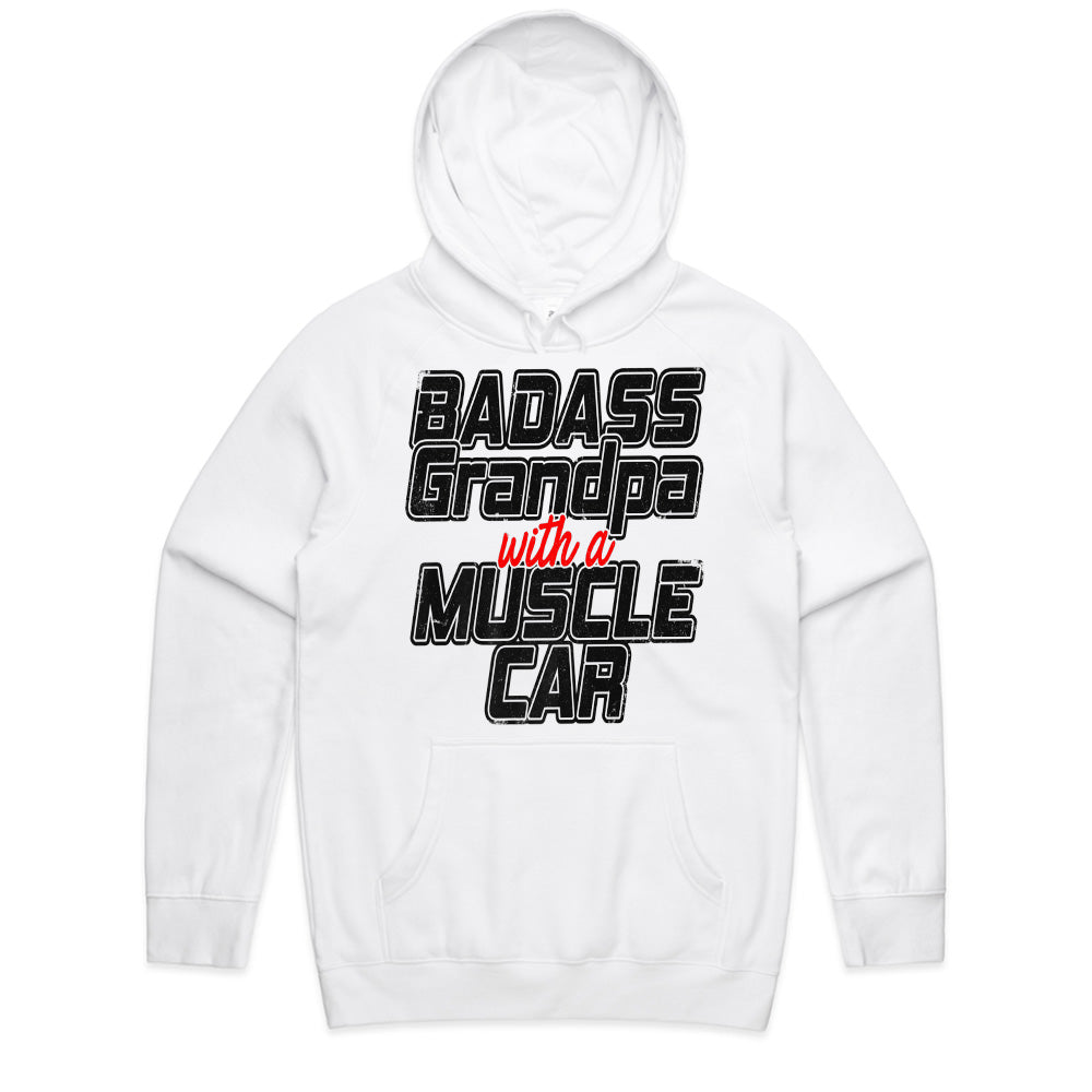 Badass Grandpa with a Muscle Car – Vintage Hot Rod Enthusiast T-Shirt