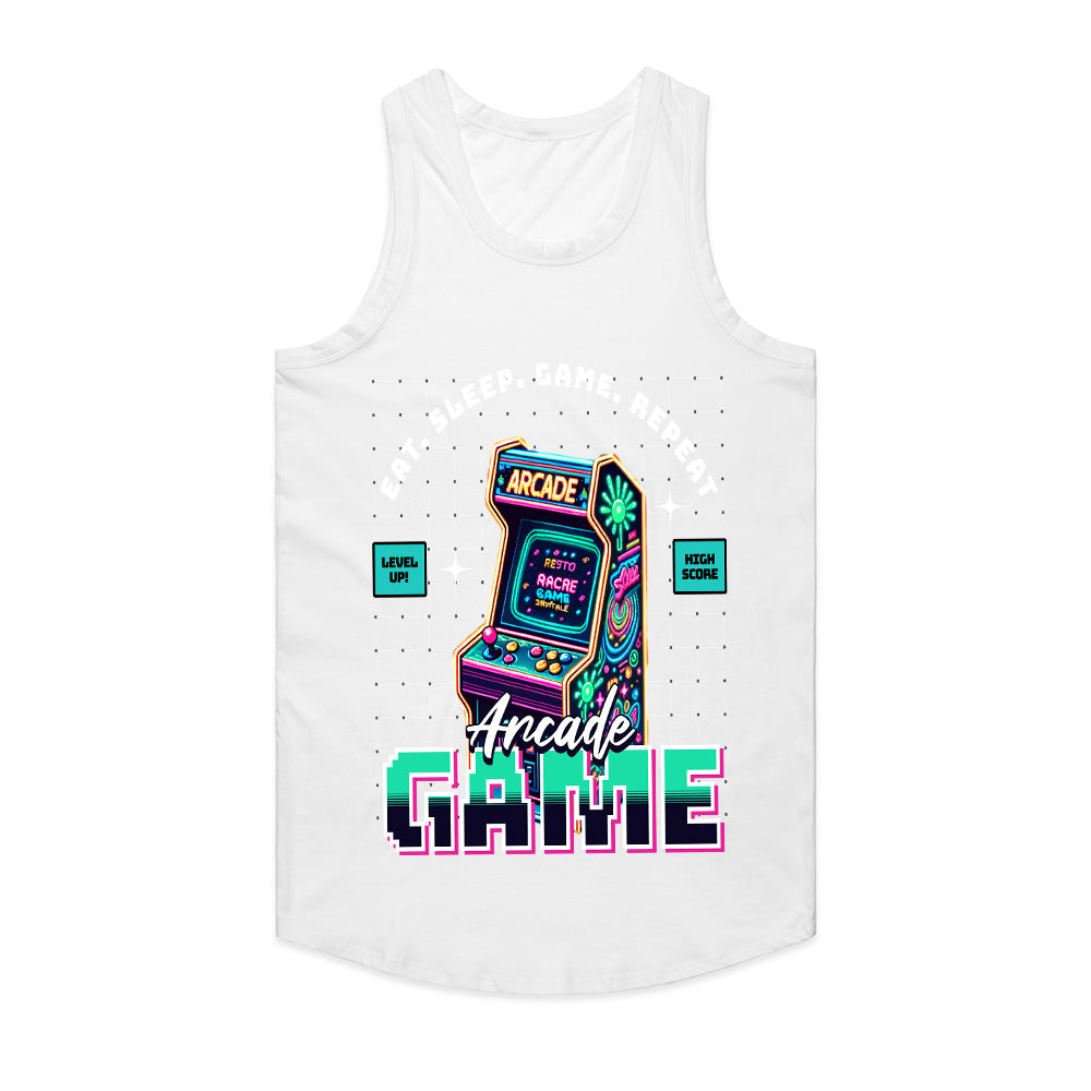 Retro Arcade Gamer T-Shirt – Neon Vintage Gaming Tee