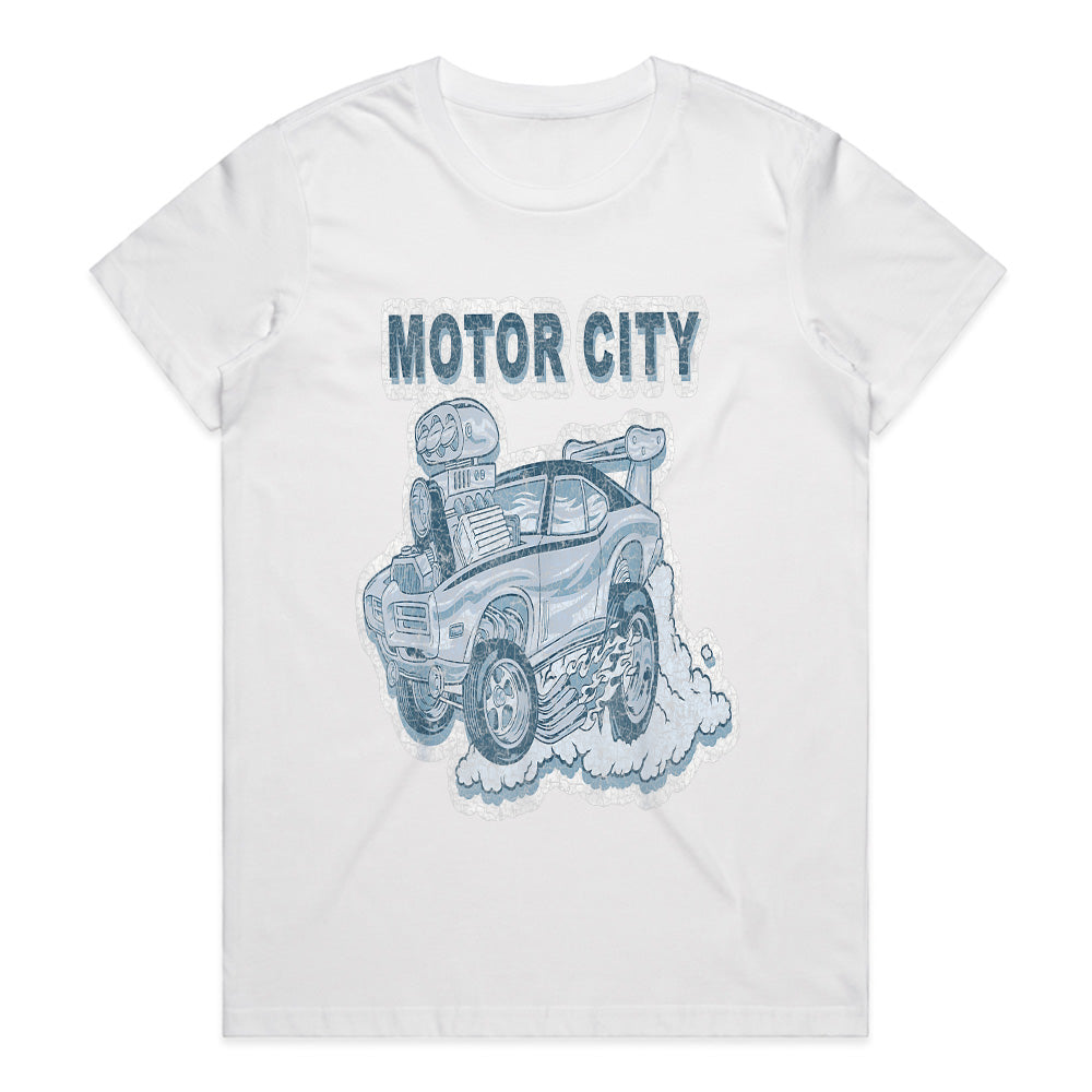Motor City Vintage Hot Rod T-Shirt – Detroit Cruise Street Style & Custom Car Design