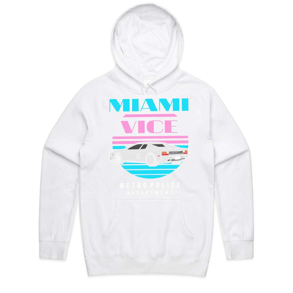 Miami Vice Retro 80s T-Shirt – Classic Supercar & Neon Aesthetic