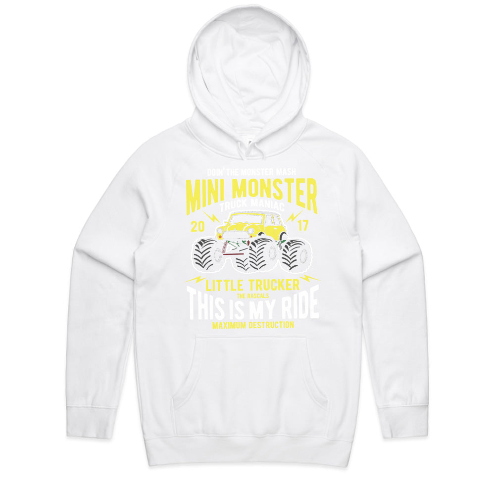 Mini Monster Truck Maniac T-Shirt – Little Trucker’s Ultimate Ride!