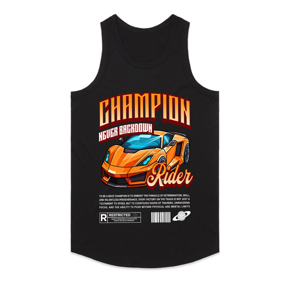 Champion Rider – Never Back Down Racing Streetwear T-Shirt