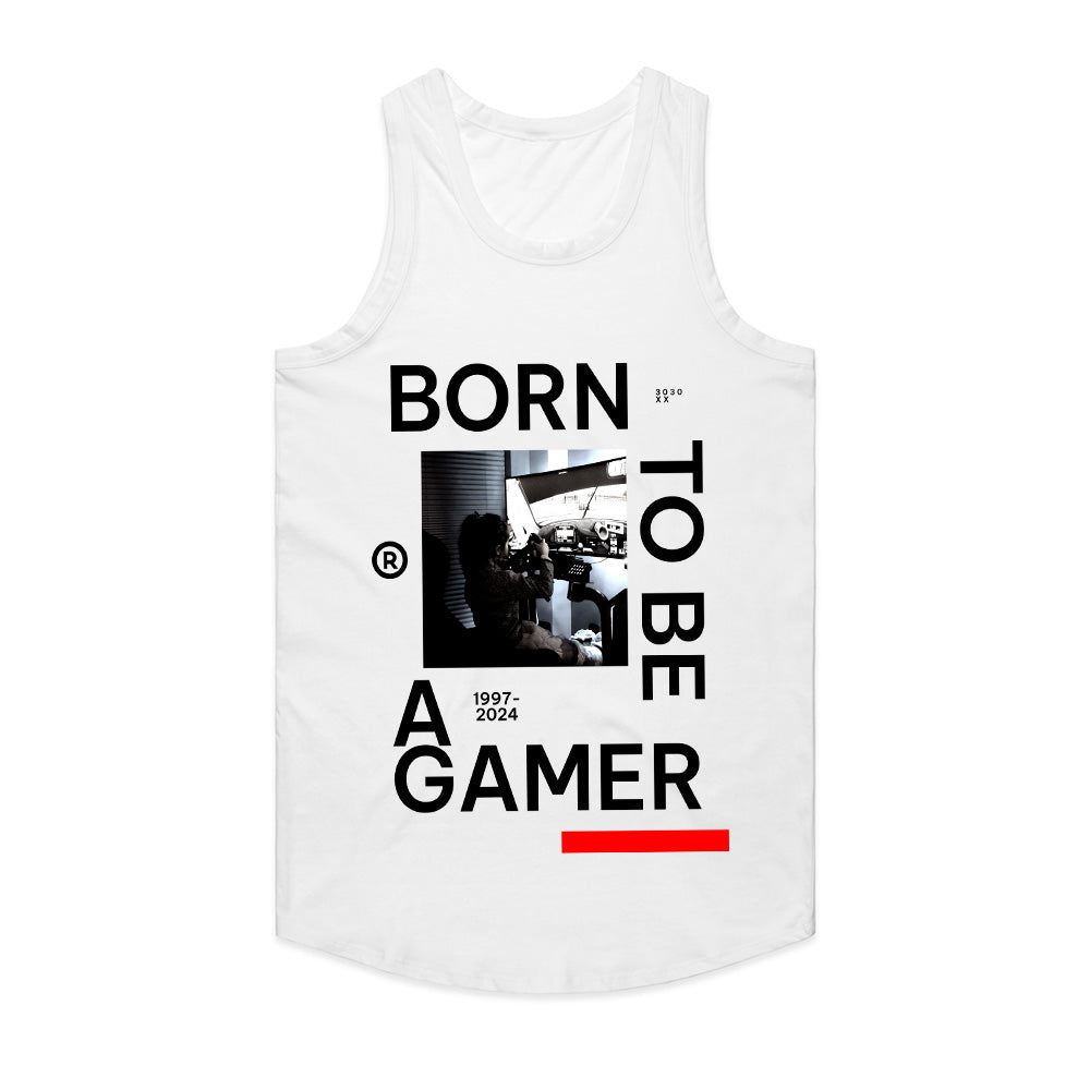 "Born to Be a Gamer – Minimalist Gaming Lifestyle T-Shirt"
