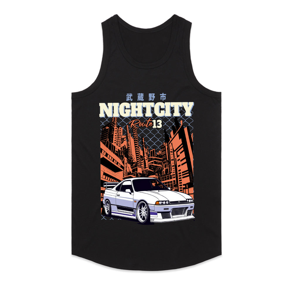 Night City Route 13" JDM Skyline T-Shirt – Tokyo Street Racing Aesthetic
