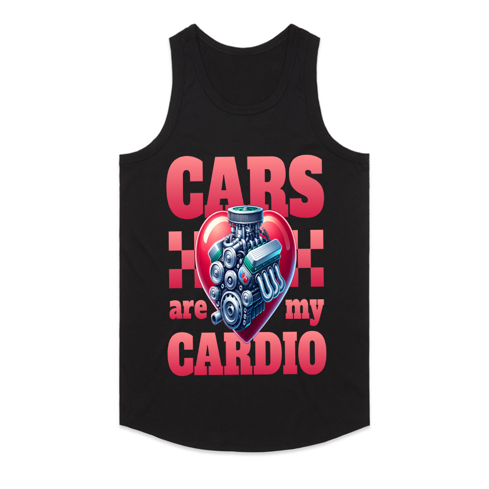 Cars Are My Cardio – Bold Automotive Enthusiast T-Shirt