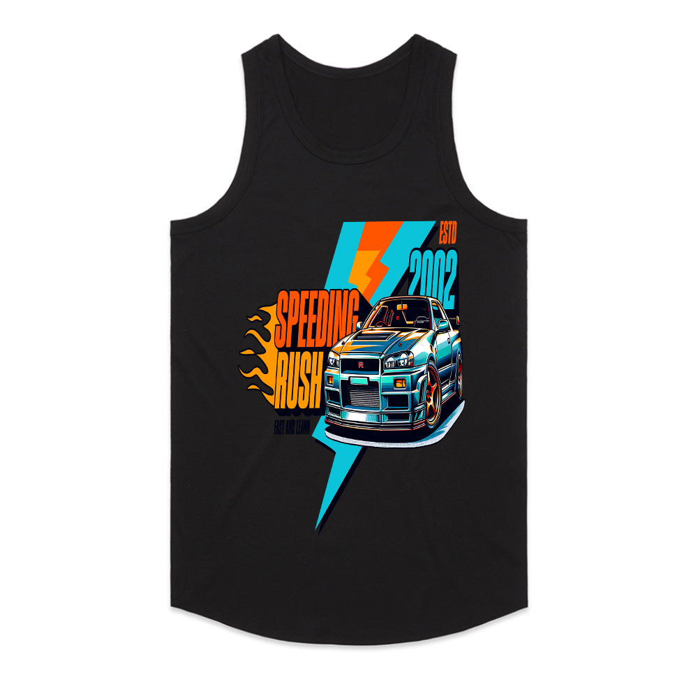 Speeding Rush – JDM Turbo Racer Streetwear T-Shirt