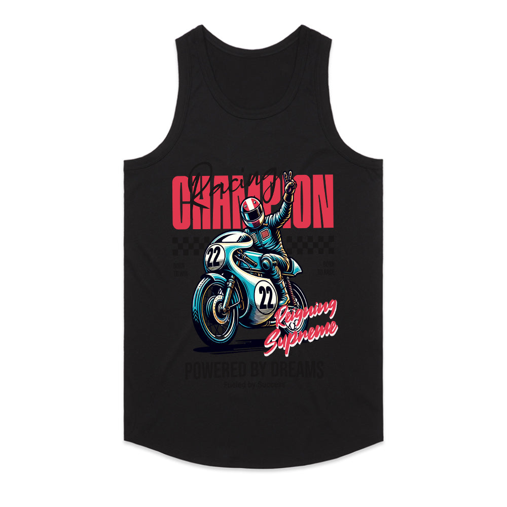 Champion Racer – Reigning Supreme Motorcycle Streetwear T-Shirt