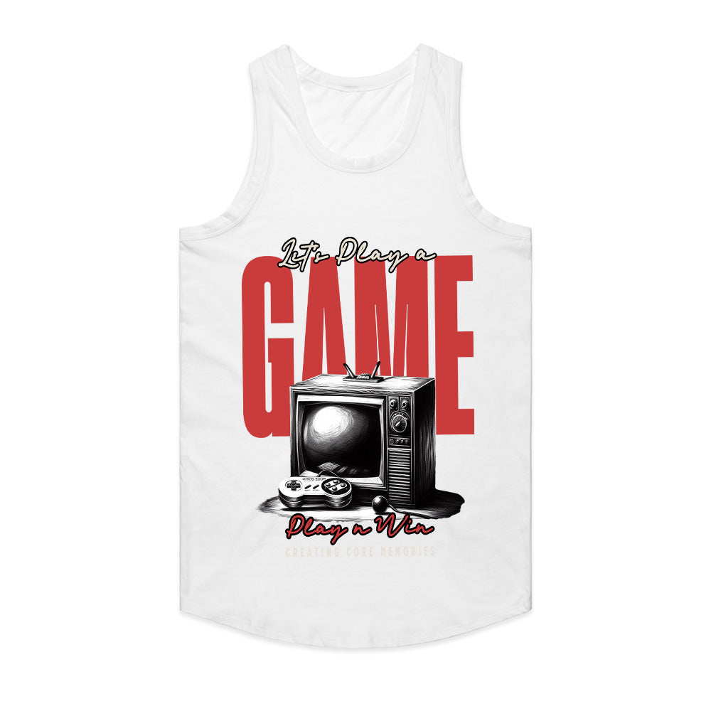 Retro Gamer T-Shirt – "Let's Play a Game" Vintage Console Design