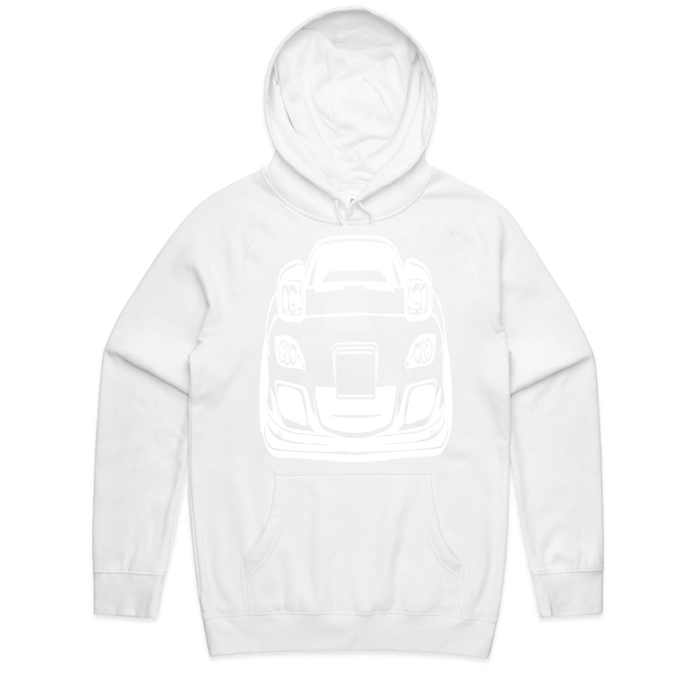 RX-7 Outline JDM T-Shirt – Minimalist Rotary Engine Sports Car Tee for Tuning & Drift Fans