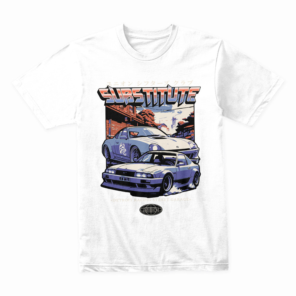 Substitute Street Racing T-Shirt – Retro JDM & Euro Classic Car Tee