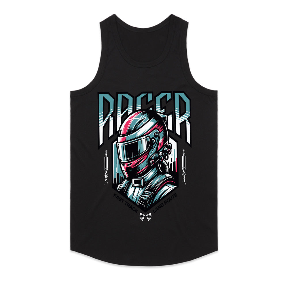 RACER – Futuristic Motorsport Warrior Streetwear T-Shirt