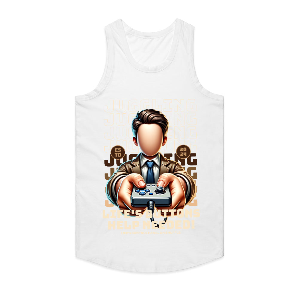 Life’s Buttons – Help Needed! Gamer Juggling Mode T-Shirt