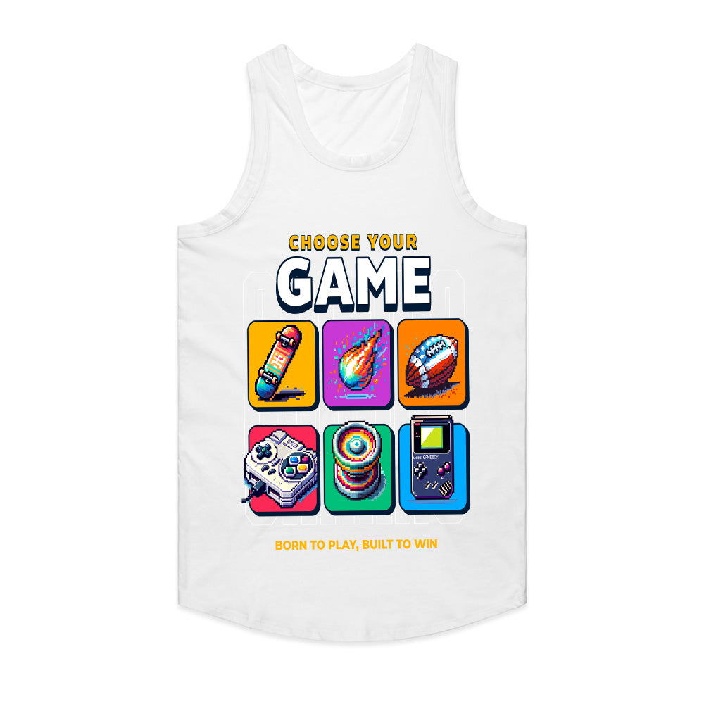 Choose Your Game – Retro Pixel Art Gamer T-Shirt