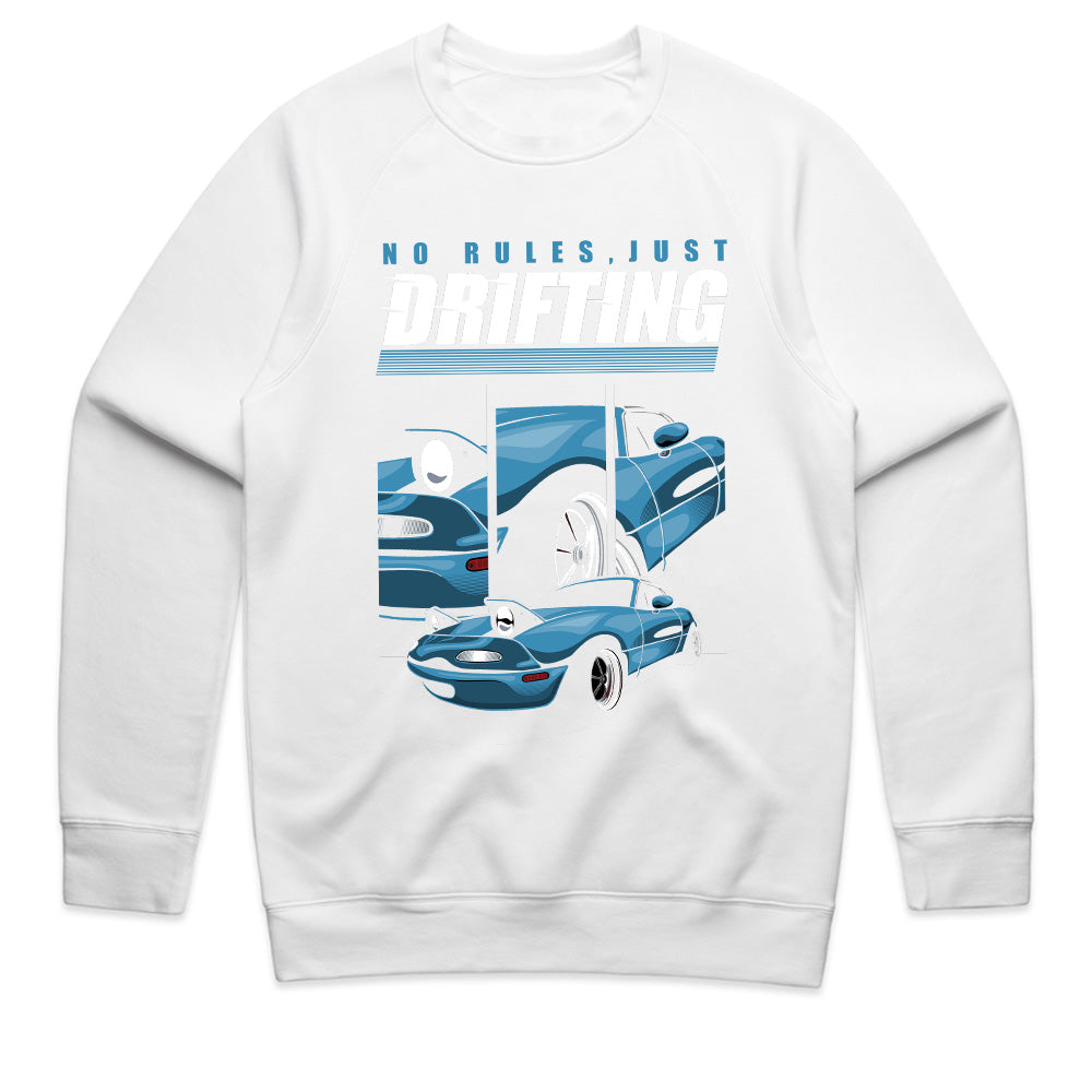 No Rules, Just Drifting T-Shirt – Bold Drift Car Design for Enthusiasts