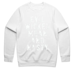 Evil Wicked Mean and Nasty Biker T-Shirt – Bold Vintage Chopper Hot Rod Style