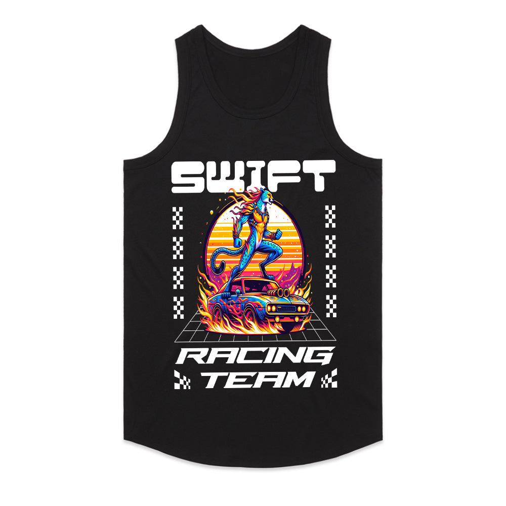 Swift Racing Team Futuristic Streetwear T-Shirt – Speed, Power & Style