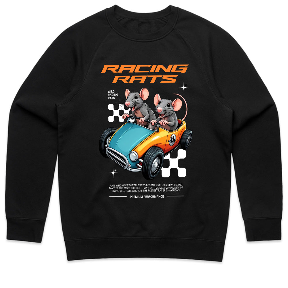 Racing Rats - Funny Racing Car Streetwear Graphic T-Shirt