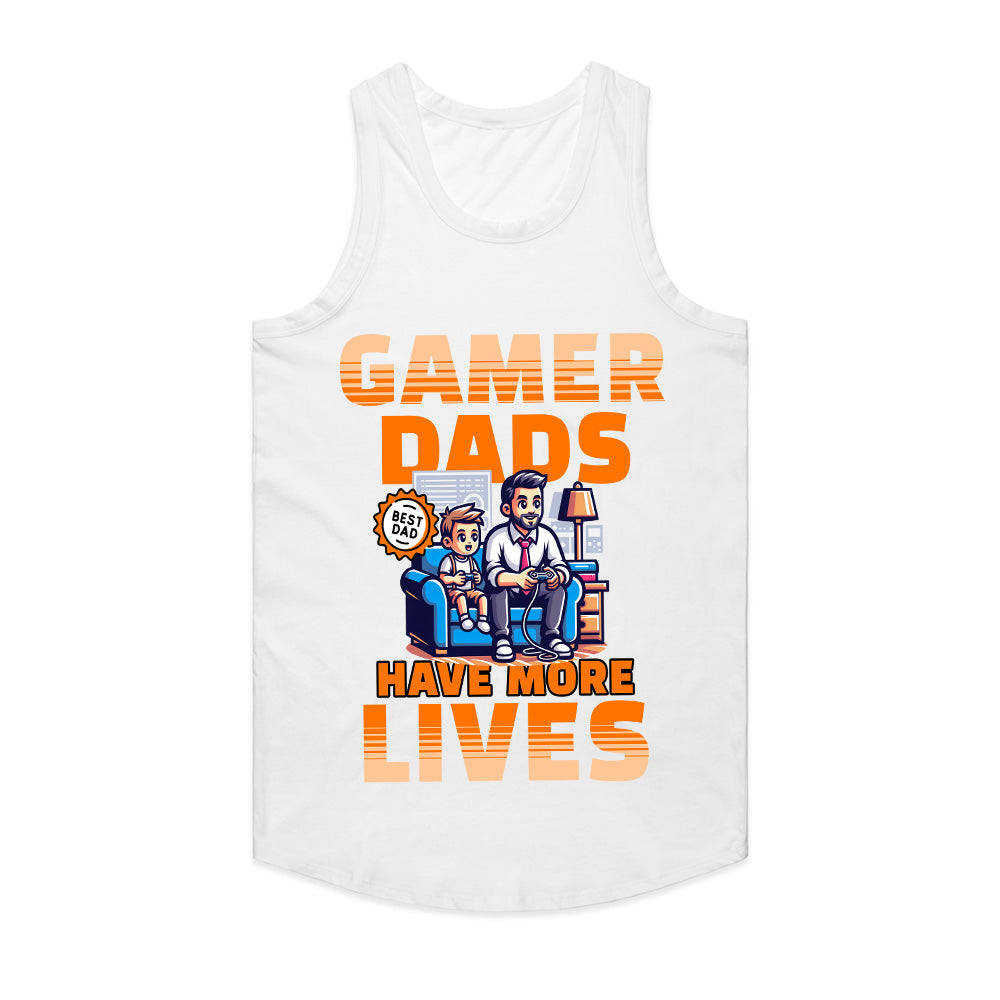 Gamer Dad T-Shirt – "Gamer Dads Have More Lives" Father & Son Gaming Tee