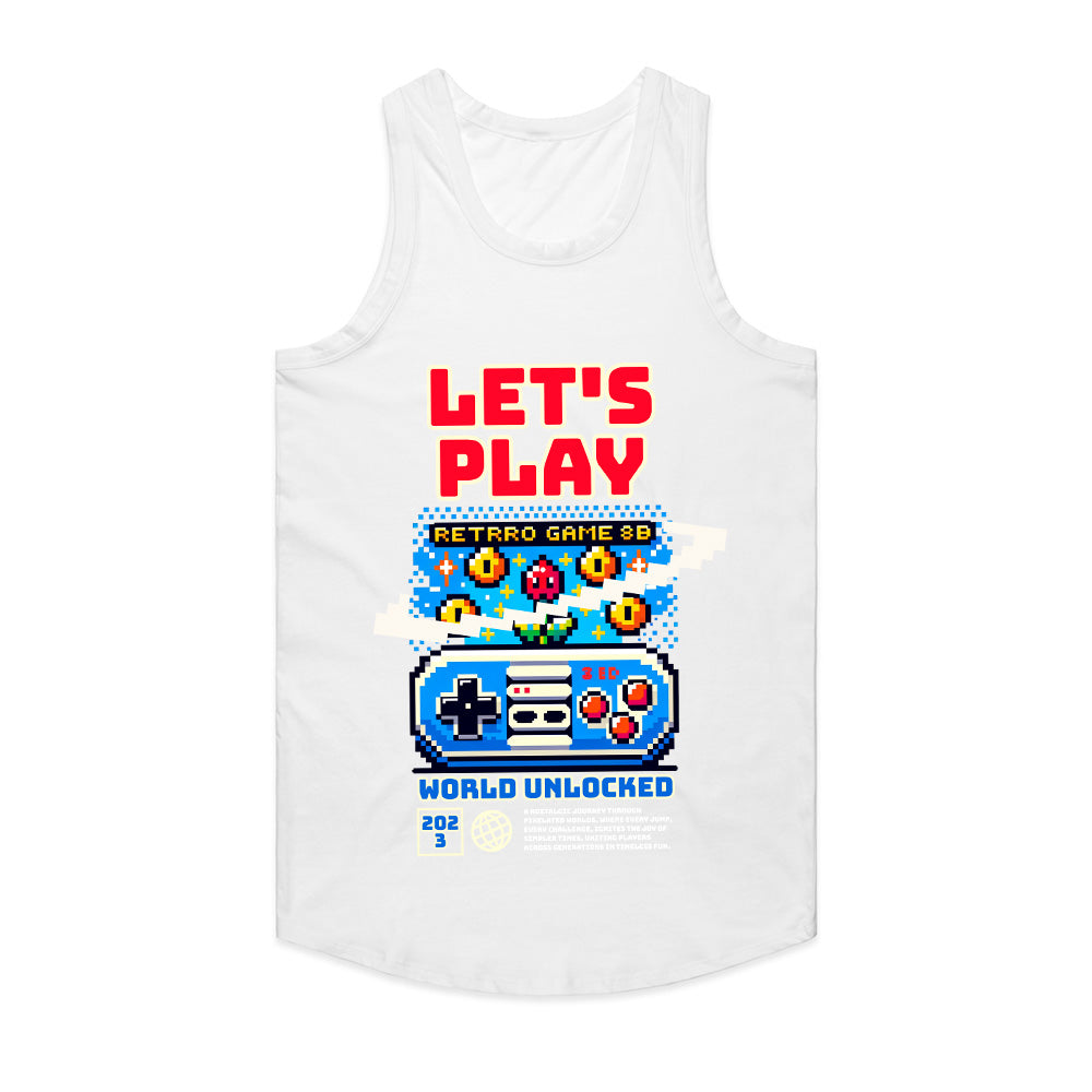 Let’s Play Retro Gamer T-Shirt – 8-Bit Pixel Nostalgia