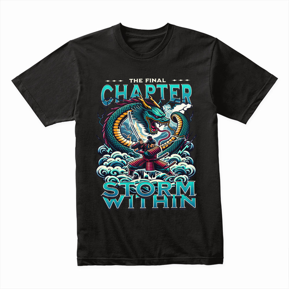 The Final Chapter – Storm Within Samurai & Dragon Graphic T-Shirt