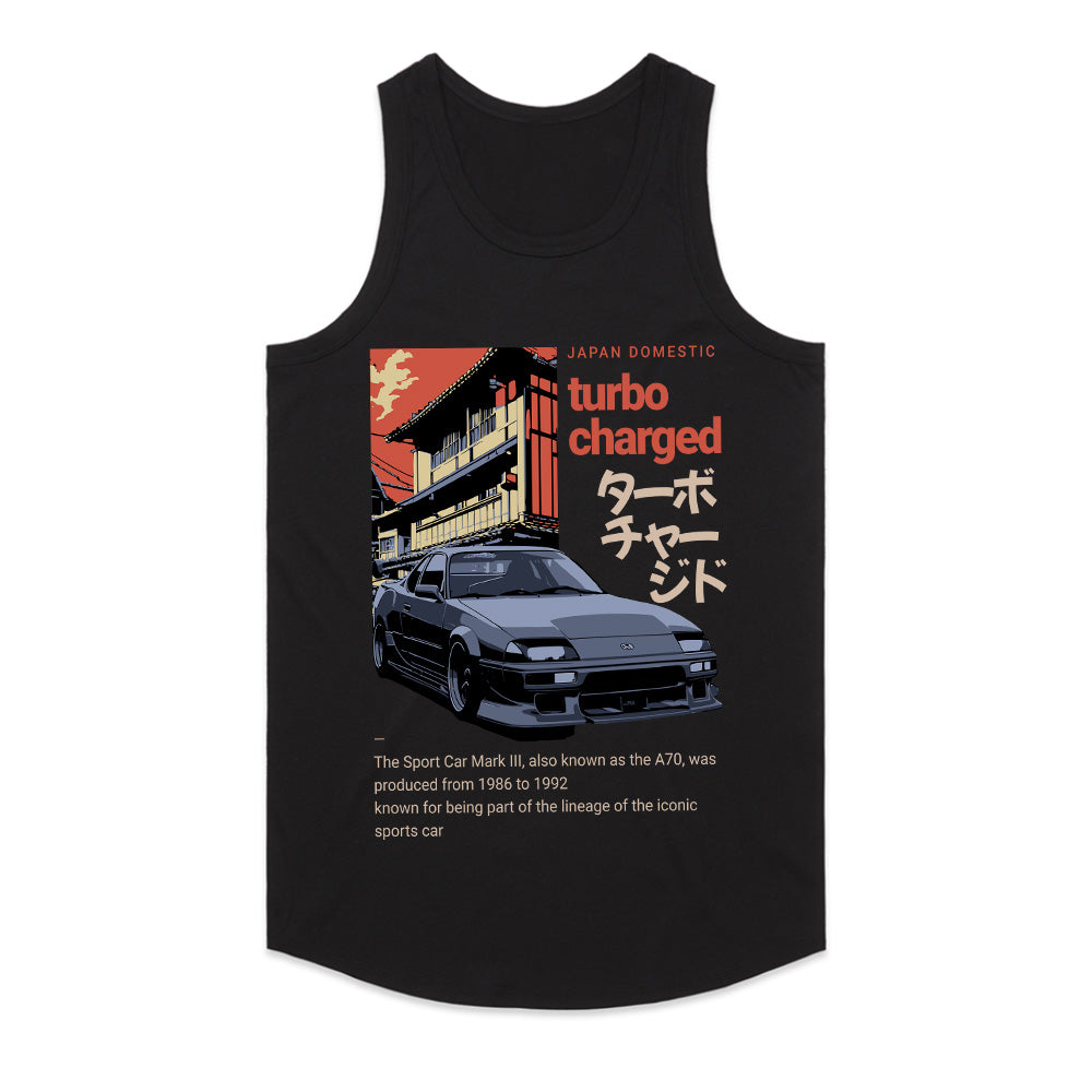Turbo Charged – JDM A70 Street Racing T-Shirt