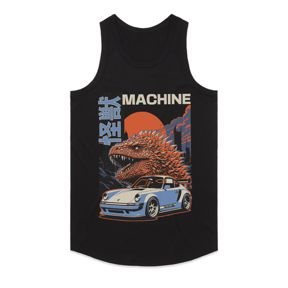 Kaiju Machine – Retro JDM Street Racing T-Shirt