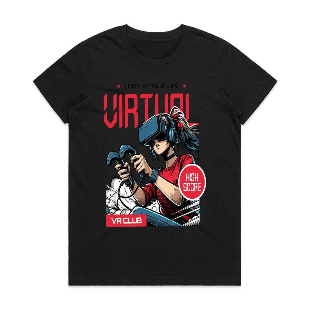 "Virtual Reality Gamer – High Score VR Club T-Shirt"