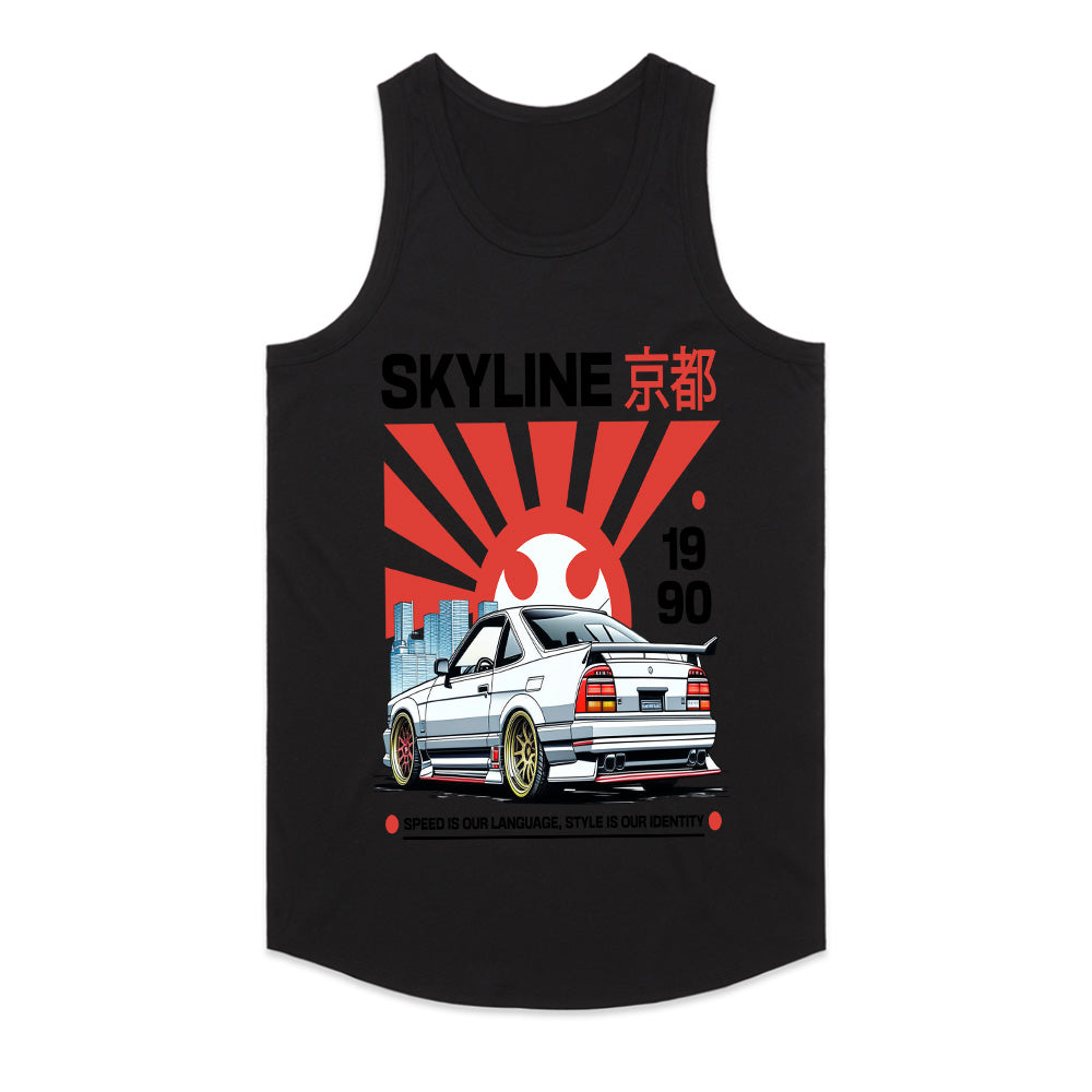 SKYLINE KYOTO 1990 T-Shirt – JDM Heritage & Street Racing Legend