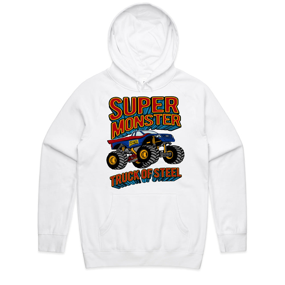 Super Monster Truck of Steel T-Shirt – Big Wheels, Big Thrills!
